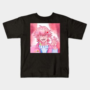 mr kitsch in anime portrait style ecopop wallpaper Kids T-Shirt